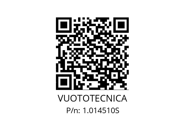   VUOTOTECNICA 1.014510S