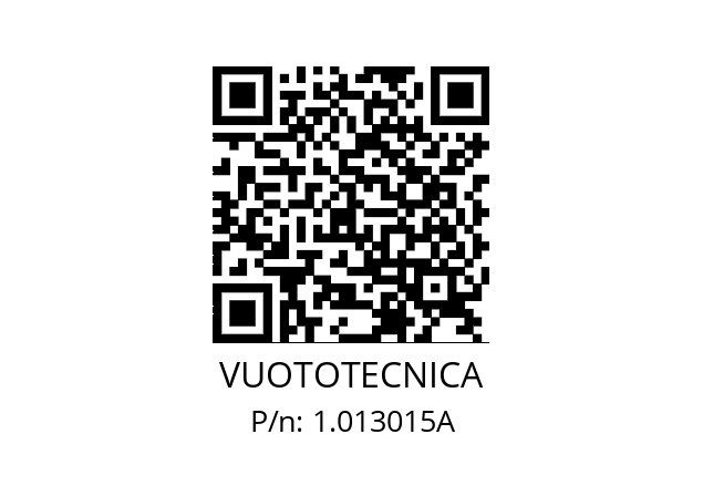   VUOTOTECNICA 1.013015A