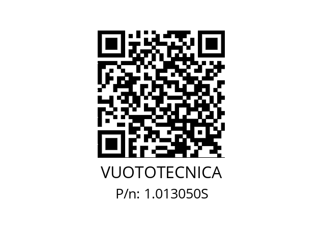   VUOTOTECNICA 1.013050S