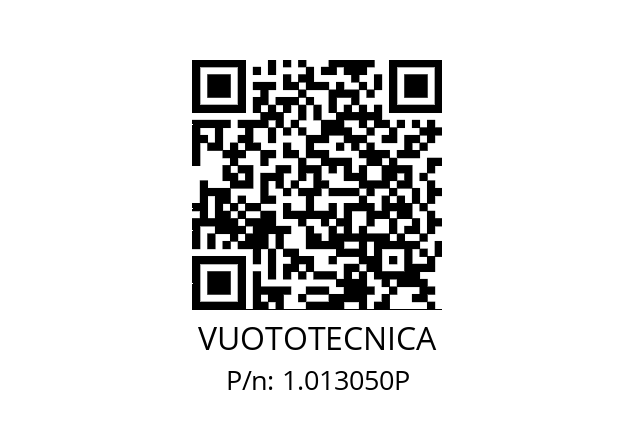   VUOTOTECNICA 1.013050P