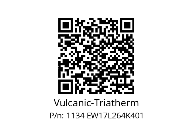   Vulcanic-Triatherm 1134 EW17L264K401