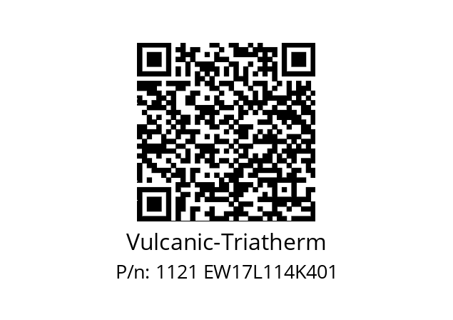   Vulcanic-Triatherm 1121 EW17L114K401