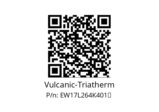   Vulcanic-Triatherm ЕW17L264К401	 