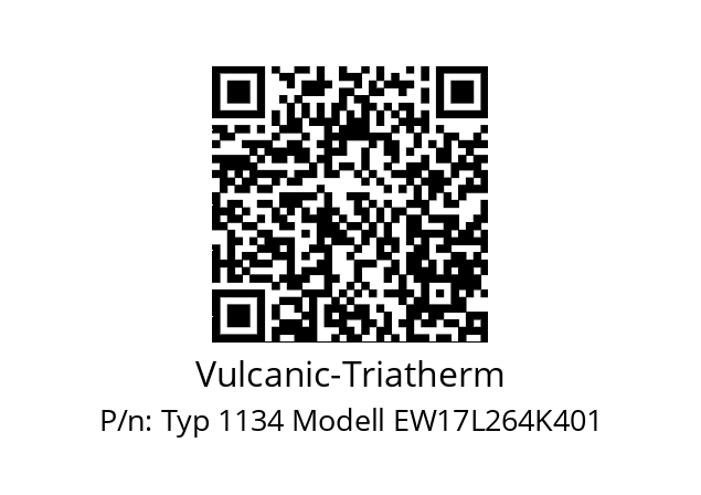   Vulcanic-Triatherm Typ 1134 Modell EW17L264K401