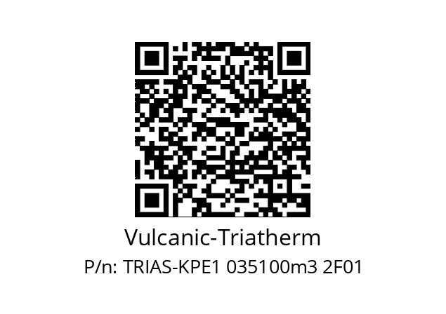   Vulcanic-Triatherm TRIAS-KPE1 035100m3 2F01