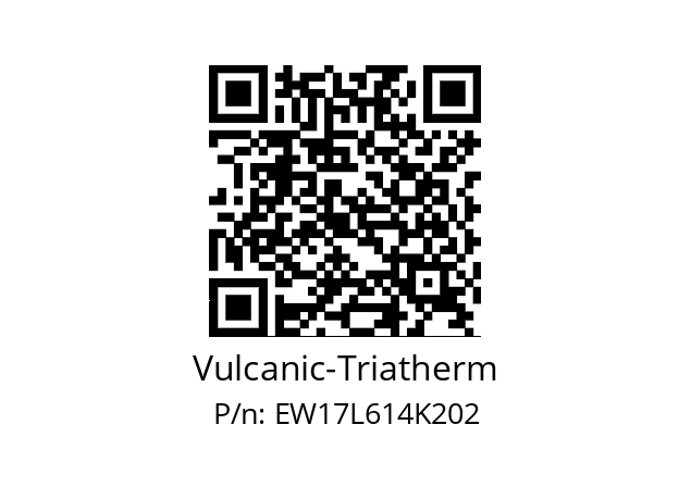   Vulcanic-Triatherm EW17L614K202