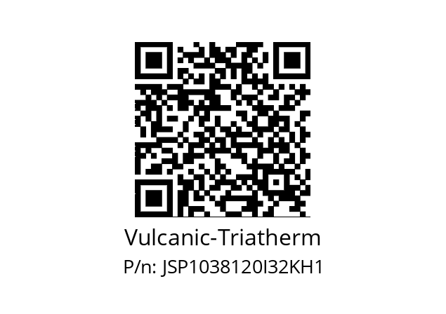   Vulcanic-Triatherm JSP1038120I32KH1