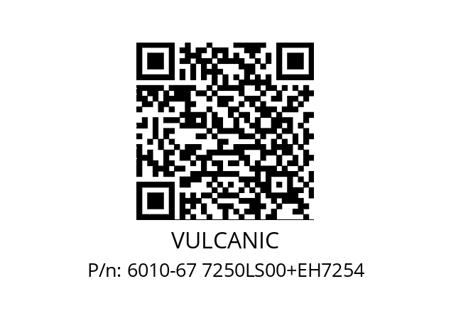   VULCANIC 6010-67 7250LS00+EH7254