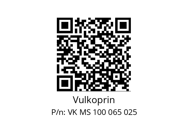   Vulkoprin VK MS 100 065 025