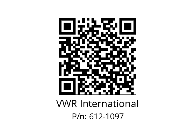   VWR International 612-1097