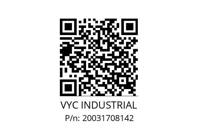   VYC INDUSTRIAL 20031708142