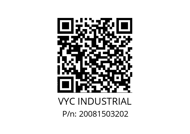   VYC INDUSTRIAL 20081503202