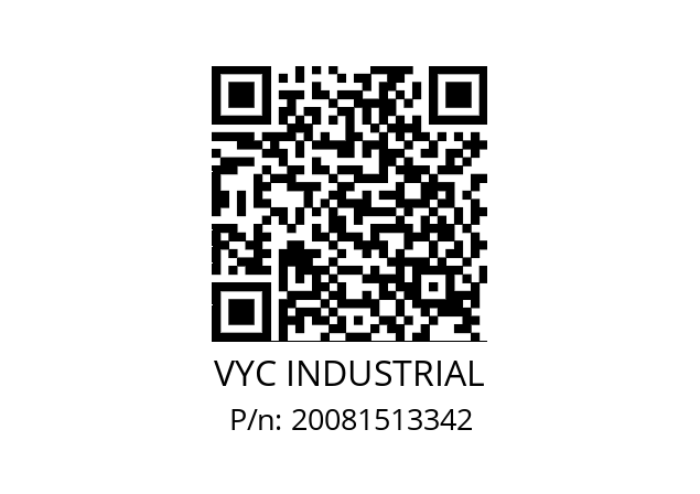   VYC INDUSTRIAL 20081513342