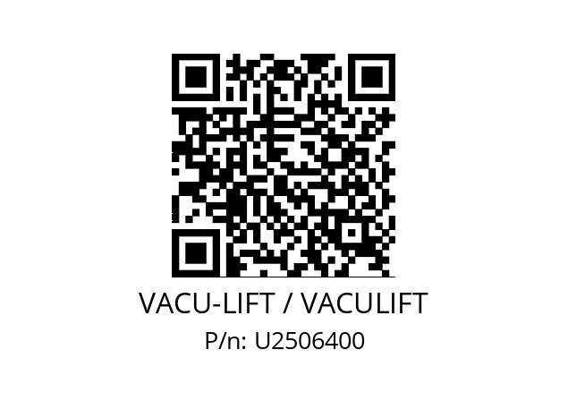   VACU-LIFT / VACULIFT U2506400