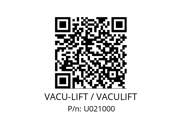   VACU-LIFT / VACULIFT U021000