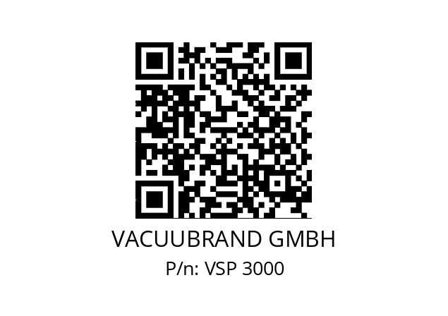   VACUUBRAND GMBH VSP 3000