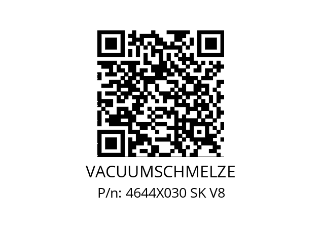   VACUUMSCHMELZE 4644X030 SK V8