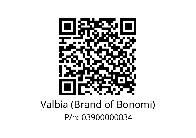   Valbia (Brand of Bonomi) 03900000034