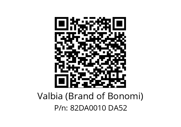   Valbia (Brand of Bonomi) 82DA0010 DA52