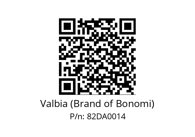   Valbia (Brand of Bonomi) 82DA0014