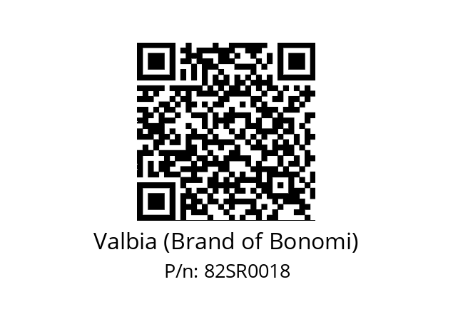   Valbia (Brand of Bonomi) 82SR0018