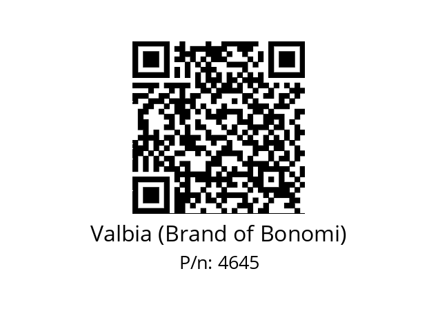   Valbia (Brand of Bonomi) 4645