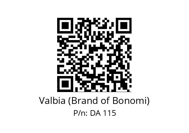   Valbia (Brand of Bonomi) DA 115