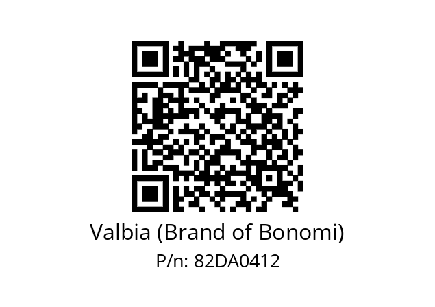   Valbia (Brand of Bonomi) 82DA0412