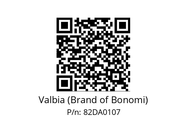   Valbia (Brand of Bonomi) 82DA0107