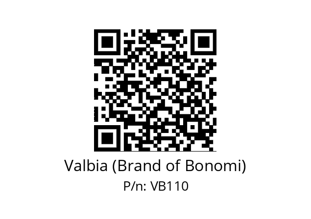   Valbia (Brand of Bonomi) VB110