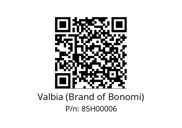   Valbia (Brand of Bonomi) 85H00006