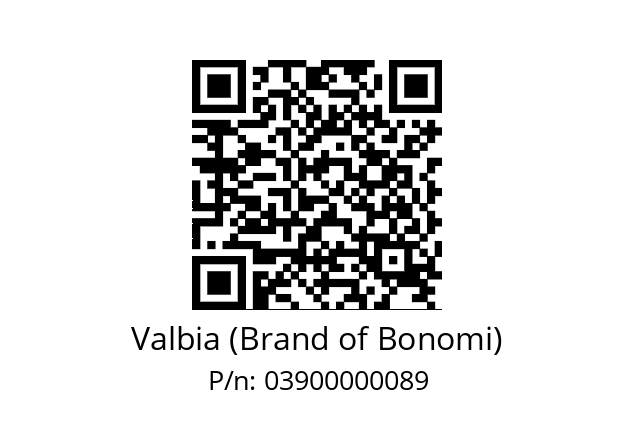   Valbia (Brand of Bonomi) 03900000089