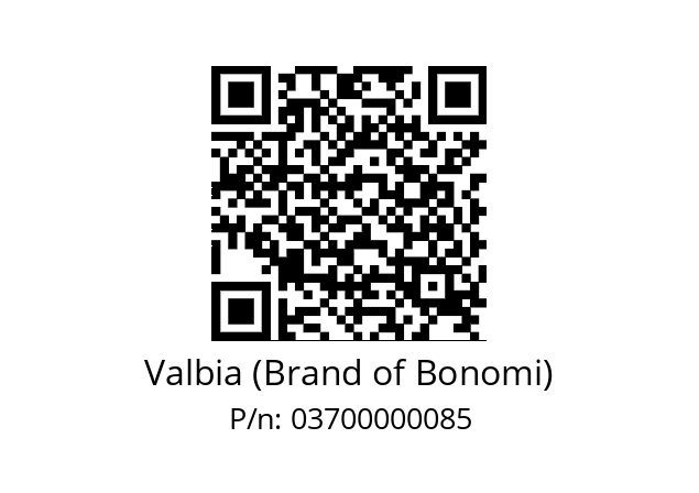   Valbia (Brand of Bonomi) 03700000085