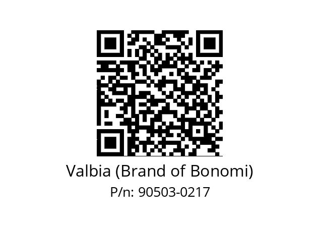   Valbia (Brand of Bonomi) 90503-0217