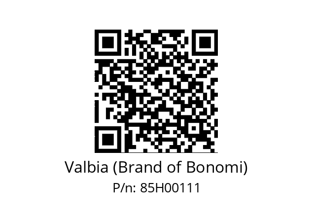   Valbia (Brand of Bonomi) 85H00111