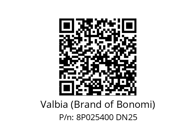   Valbia (Brand of Bonomi) 8P025400 DN25