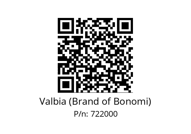   Valbia (Brand of Bonomi) 722000