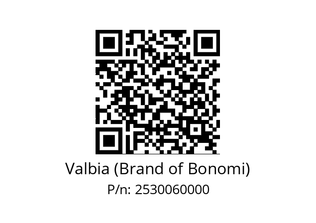   Valbia (Brand of Bonomi) 2530060000