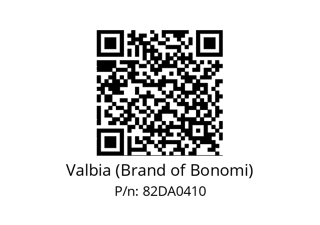   Valbia (Brand of Bonomi) 82DA0410