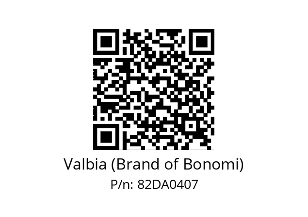   Valbia (Brand of Bonomi) 82DA0407