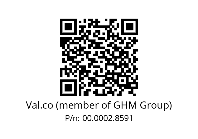   Val.co (member of GHM Group) 00.0002.8591