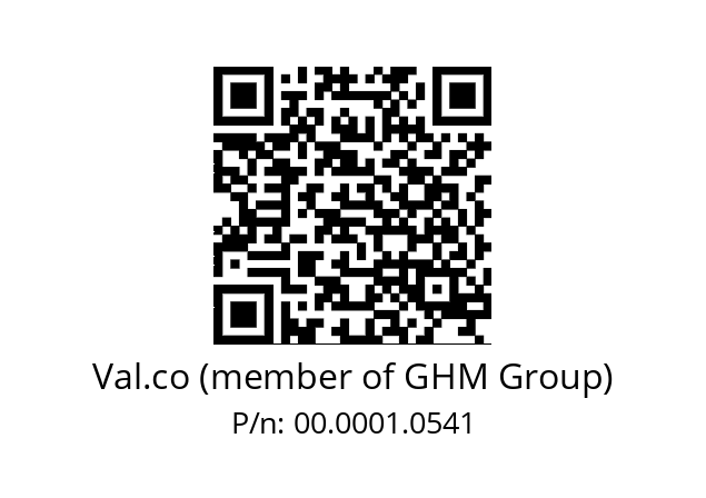   Val.co (member of GHM Group) 00.0001.0541