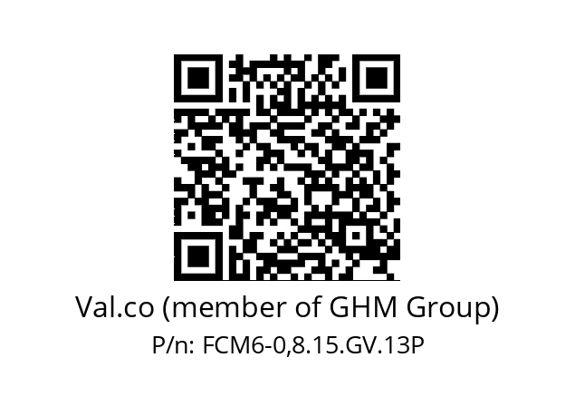   Val.co (member of GHM Group) FCM6-0,8.15.GV.13Р