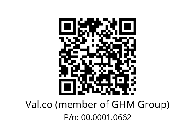   Val.co (member of GHM Group) 00.0001.0662