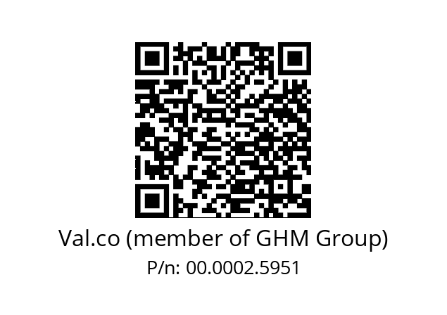  M2.S29.3.0500.S.25GS.S1LJ4.S11.475.280 Val.co (member of GHM Group) 00.0002.5951