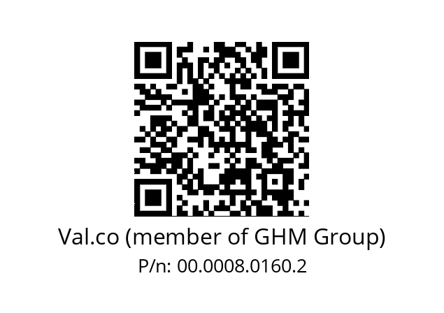   Val.co (member of GHM Group) 00.0008.0160.2