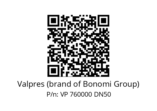   Valpres (brand of Bonomi Group) VP 760000 DN50