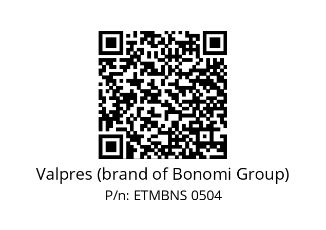   Valpres (brand of Bonomi Group) ETMBNS 0504