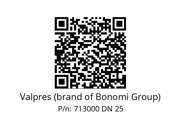   Valpres (brand of Bonomi Group) 713000 DN 25