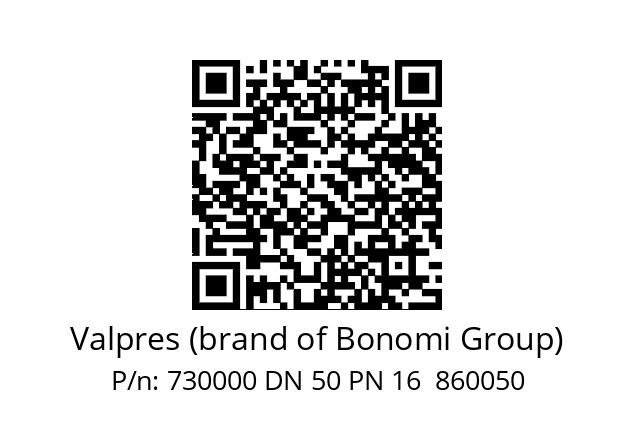   Valpres (brand of Bonomi Group) 730000 DN 50 PN 16  860050